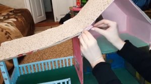Дом для кукол, кукольный домик своими руками из подручных средств  DollHouse