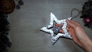 #DIY / КРАСОТА из ДЖУТА и ФОЛЬГИ на Новый Год.?Бюджетный НОВОГОДНИЙ Декор.?