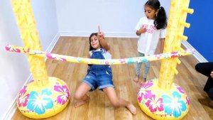 24 часа семейный челлендж по игре в лимбо от Хайди и Зидана