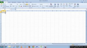 Microsoft Office Excel 2010 Insert or Delete Cell, Row, Column and Sheet