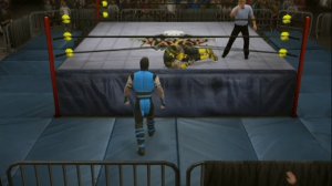 wwe 2k16 scorpion vs sub zero mk мк скорпион против саб зиро