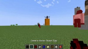 FLYING SKIBIDI TOILETS AND CAMERAMEN MOD IN MINECRAFT ADDON