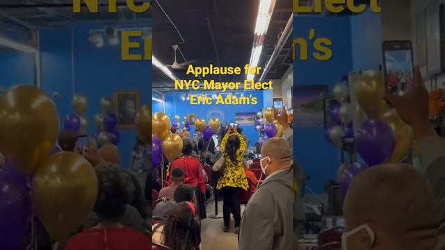 ***Year End 2021*** Covid & Applause for NYC Mayor elect…Eric Adams