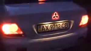 Светящийся логотип (Эмблема) Митсубиси