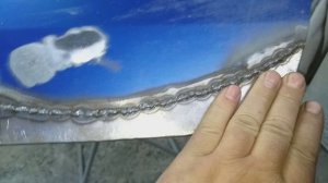 Ремонт зад. двери на РеноЛоган ( с заплаткой )