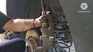 HOW TO RELEASE (EPB)ELECTRONIC PARKING BRAKE/REPLACE BRAKE PADS/PEUGEOT 5008