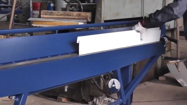 Пример работы на листогибочном станке Кузнец Про (Россия)