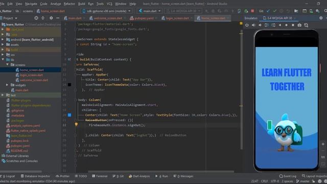 Flutter App Development for Android & IOS  #4 Firebase Authentication
