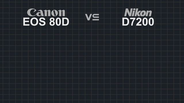 Canon EOS 80D vs Nikon D7200 смотреть онлайн