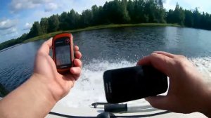 тест лодки Стелс 375+Yamaha 9.9(15),GMHS.
