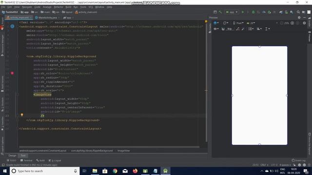Android Tutorial - Ripple Effect Background Animation in under 7 Minutes смотреть онлайн