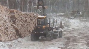 Работа комплекса в лесу