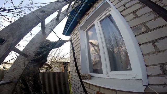 Елань село Дубовое.Утепление жидким пенопластом. смотреть онлайн