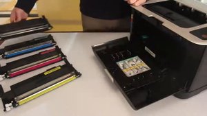 How to Replace Samsung CLT407S Cartridges in Samsung CLP325 or Similar Models