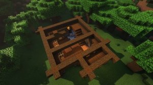 Minecraft: Dark Oak House | Tutorial