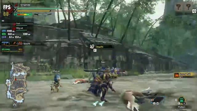 Monster Hunter Rise on PC - 768P, 720P - AMD Ryzen 5 2500U | Vega 8 - смотреть онлайн