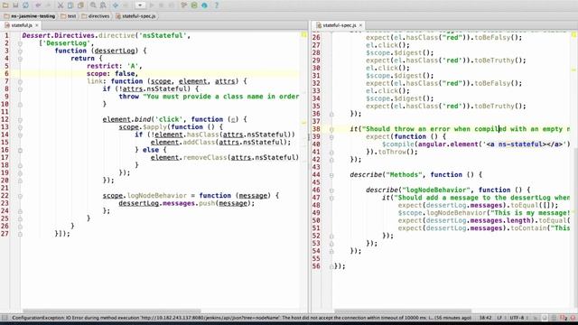 15) Angular/Jasmine, Inherited Directive Testing смотреть онлайн