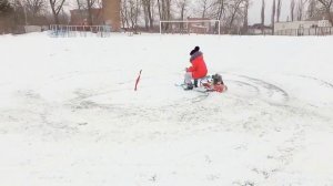 Дрифт. Детский снегоход.