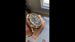 Rolex Sky-Dweller Rhodium Dial Everose Gold 326935 2021