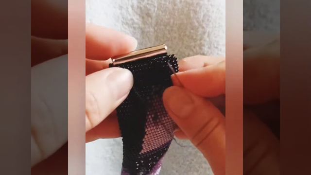 Как пришить застёжку слайдер на бисерный браслет смотреть онлайн