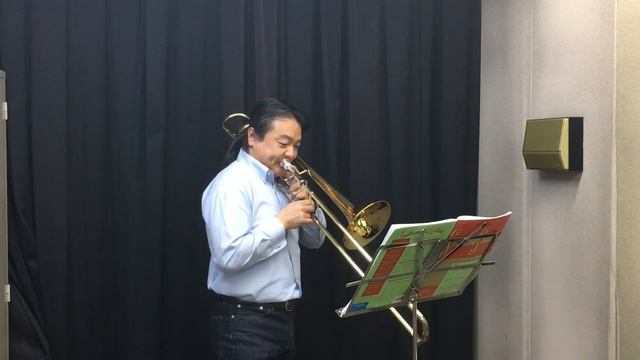 H.Voxman - Selected Studies for Trombone “Allegro moderato by Rossari”(Page-20) смотреть онлайн