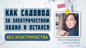 Как садовод за электричеством ходил