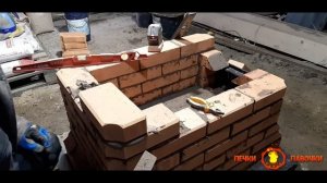 Как построить печь на два этажа?