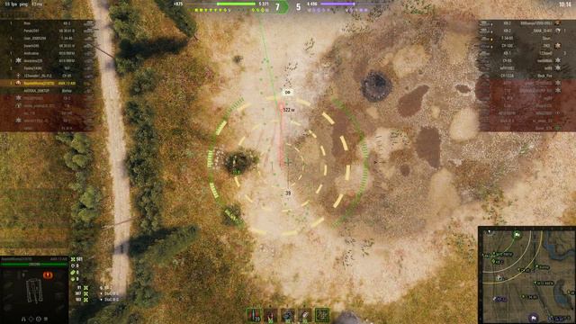 World of Tanks. Мастер на AMX 13 105 AM. Стрельба в инвиз по снарядам союзников смотреть онлайн