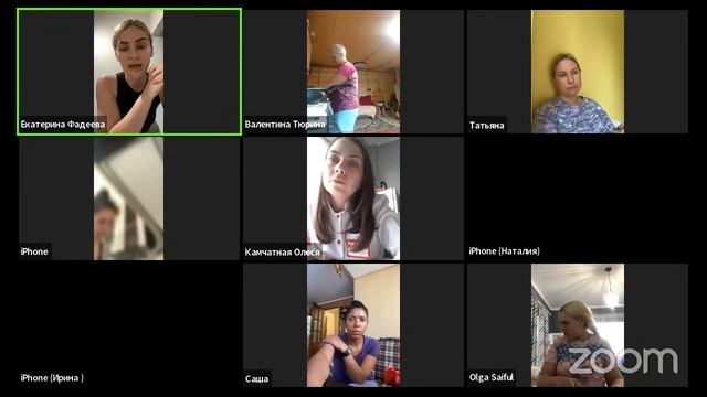 Zoom Meeting Екатерина Фадеева