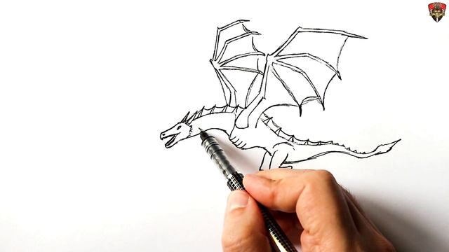 How to draw a Dragon | Battle drawing смотреть онлайн