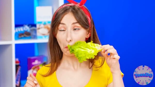 Кулинарный Челлендж: Я против Бабушки | Сумасшедшие Кулинарные Идеи от TeenDO Challenge