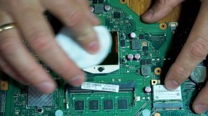 Чистка системы охлаждения и замена термопасты на ноутбуке Asus