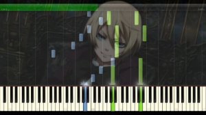 Kuroshitsuji  II   Alois Trancy Theme ~ The Slightly Chipped Full Moon   Piano Version Synthesia