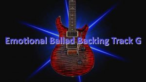 Emotional Guitar Backing Track in G Major
