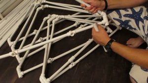 DIY - разборные шпалеры для огурцов.