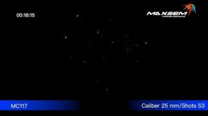 Батарея салютов Maxsem, 1"-53 залпов + веер, DAZZLE, MC117