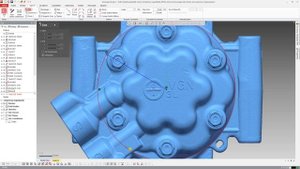 Reverse Engineering A Compressor Using 3D Scan & Geomagic Design X