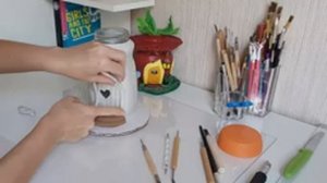 ❤DIY fairy house wich lamp using jar .Сказочный домик своими руками.❤