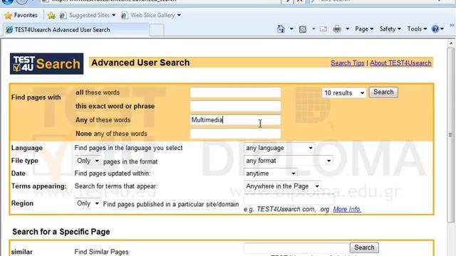 Search for the keywords Multimedia and Education using the advanced search option. Set the... смотреть онлайн