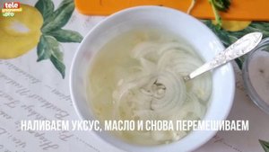 Салат из молодой капусты с уксусом
