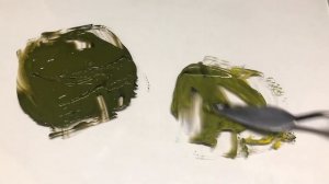 How To Make Olive Green / Army Green | Acrylics | Two Methods | ASMR | Color Mixing #7