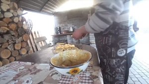 Крылышки с майонезом на мангале.