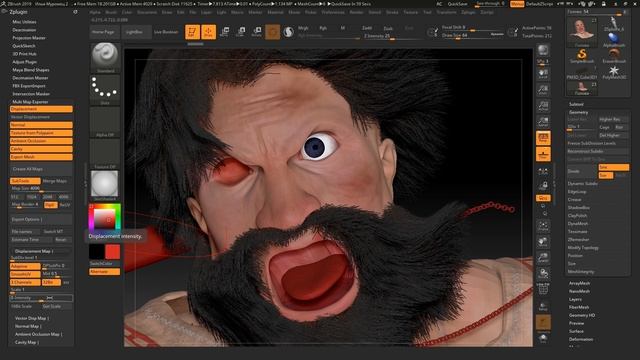 ИЗ ZBRUSH В Cinema 4d, Maya, 3Ds max, Blender | Multi Map Exporter | JCenterS
