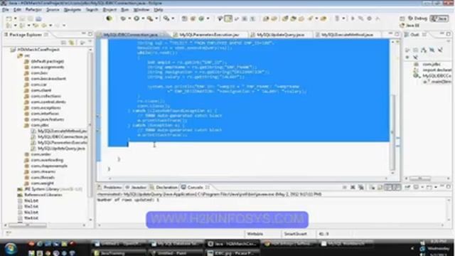 MYSQL IN JDBC Tutorial | Java data base connectivity Class Online  | Java Training Course Online