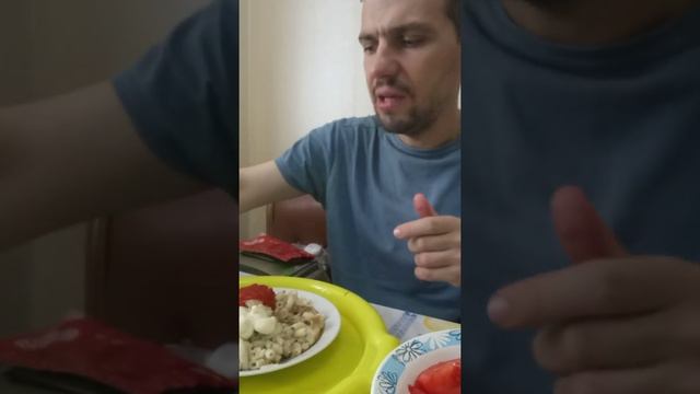 ОБЖОР НА МАКАРОНЫ С ТУШЕНКОЙ! ПОМИДОРЫ РОЗОВЫЙ БУГАЙ! ВКУСНО И ПОЛЕЗНО!