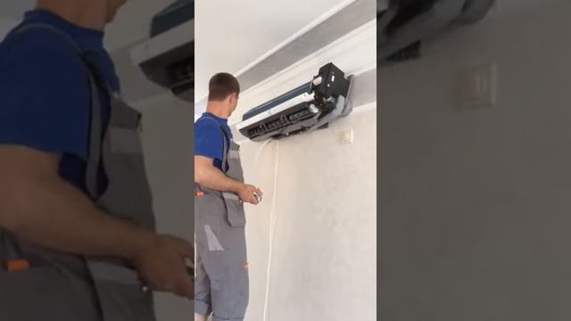 Монтаж внутреннего блока кондиционера смотреть онлайн