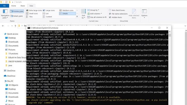 how to install jupyter notebook in windows 10 in HINDI смотреть онлайн