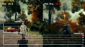 Elden Ring PS4 vs PS4 Pro Framerate Test
