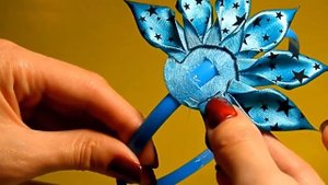Делаем Ободок в стиле Канзаши / DIY - Technique of Kanzashi