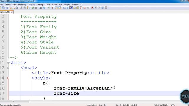 Font Property Using CSS in Tamil смотреть онлайн